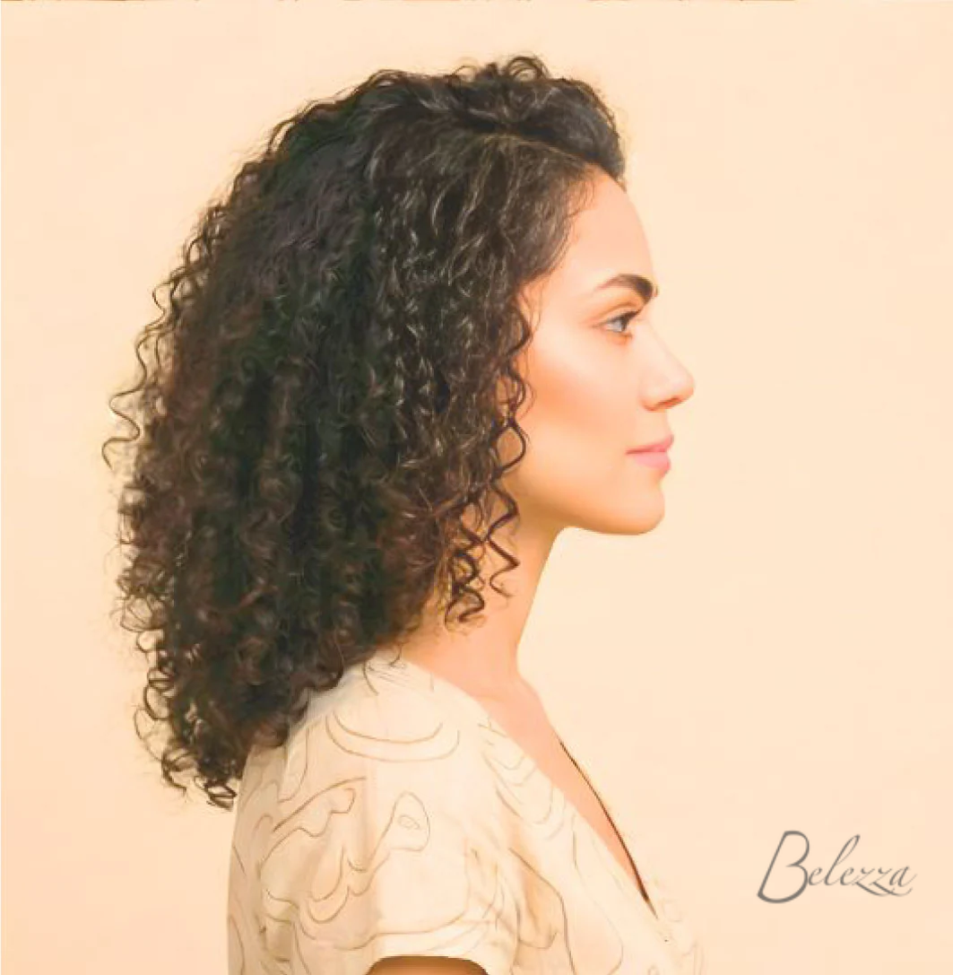 Watermarked - Leela Natural Curly Wig – 100% Virgin Human Hair